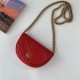 GG MARMONT MATELASSÉ CHAIN MINI BAG 746431 Red High