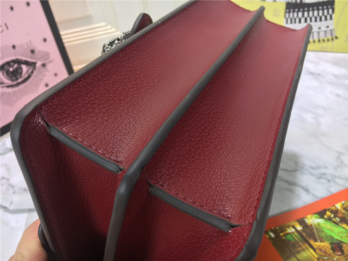 Dionysus GG top handle bag 621512 Burgundy Mid