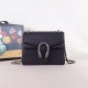 Dionysus mini shoulder bag calfskin Black Mid