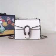 Dionysus mini shoulder bag calfskin White Mid