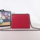 Dionysus mini shoulder bag calfskin Red Mid