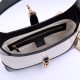 Jackie 1961 small shoulder bag Black/White 636706 High