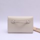 Gucci Clutch with Double G White 648935 High