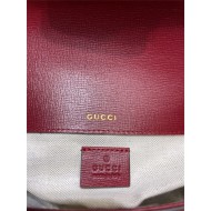 Gucci Horsebit 1955 mini bag 658574 GG Supreme canvas Red  High