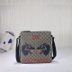 Wolf print GG Supreme flat messenger 473886 High