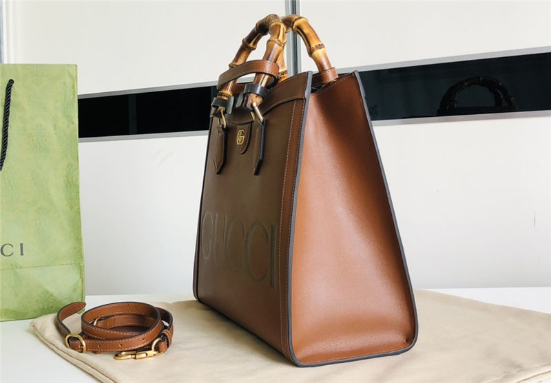 Gucci Diana medium tote bag 655658 Brown High