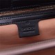 Gucci GG Marmont medium matelassé top handle bag  Black Leather High