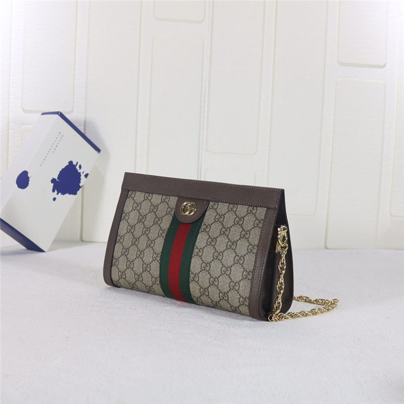 Gucci Ophidia GG small shoulder bag Coffee High