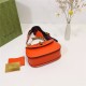 Gucci Bamboo 1947 small top handle bag Orange-Red Leather 675797 High