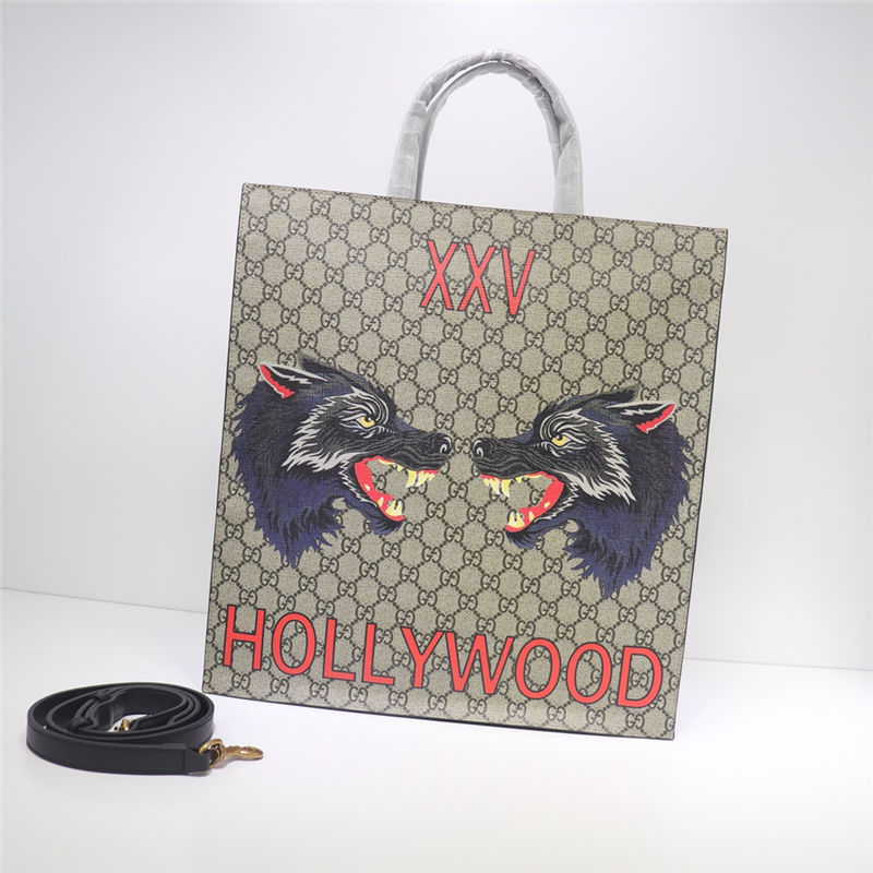 Gucci Tote 450950 Supreme Wolf High