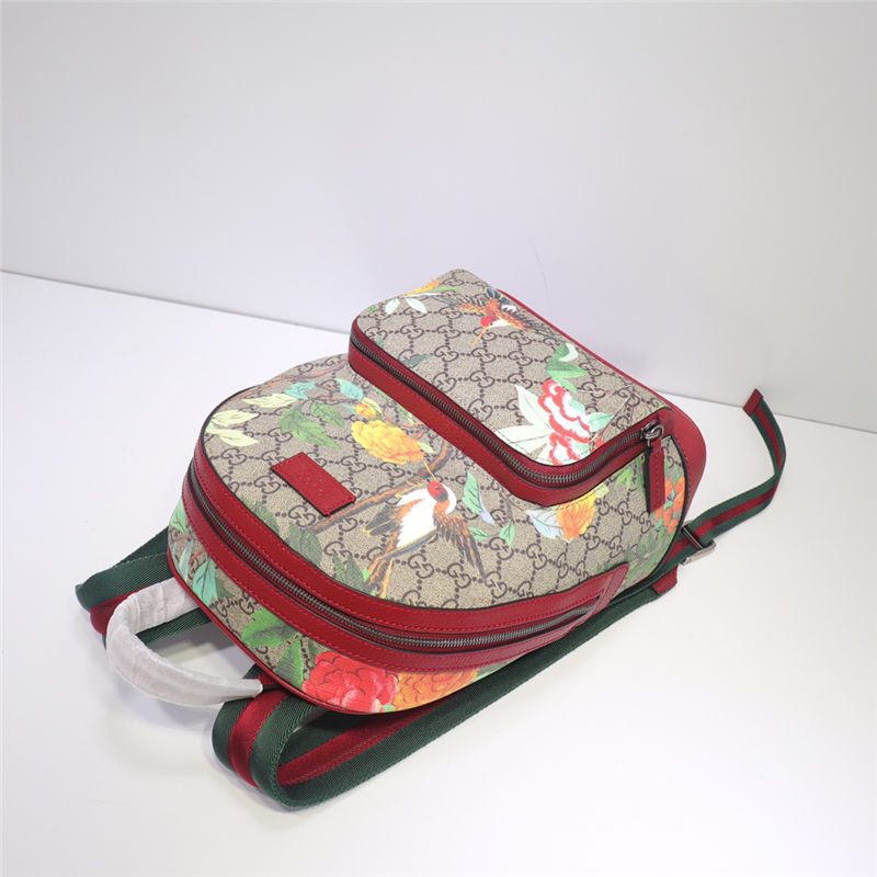 Gucci Backpack 427042 Supreme Flowers & Birds Red High