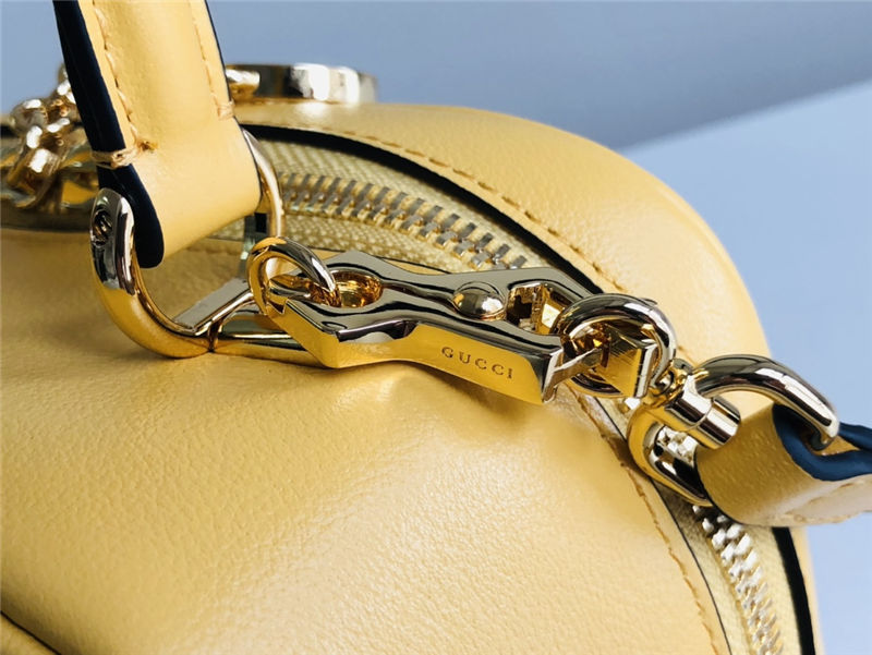 Gucci Blondie Top Handle bag Leather 744434 Yellow High