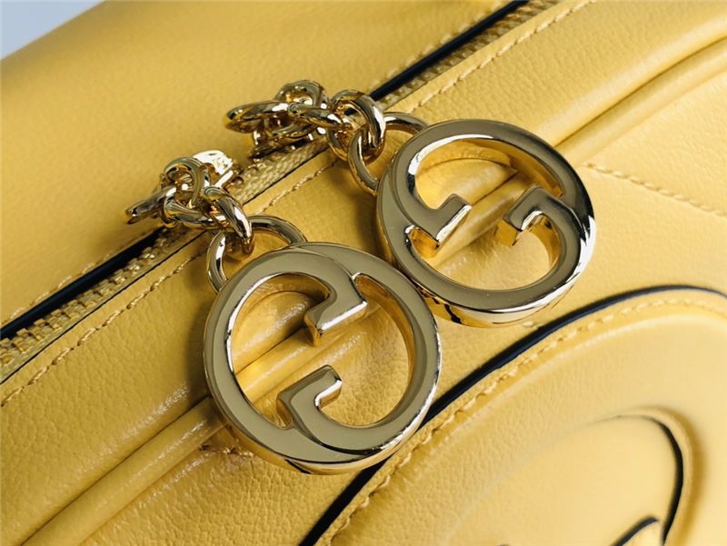 Gucci Blondie Top Handle bag Leather 744434 Yellow High