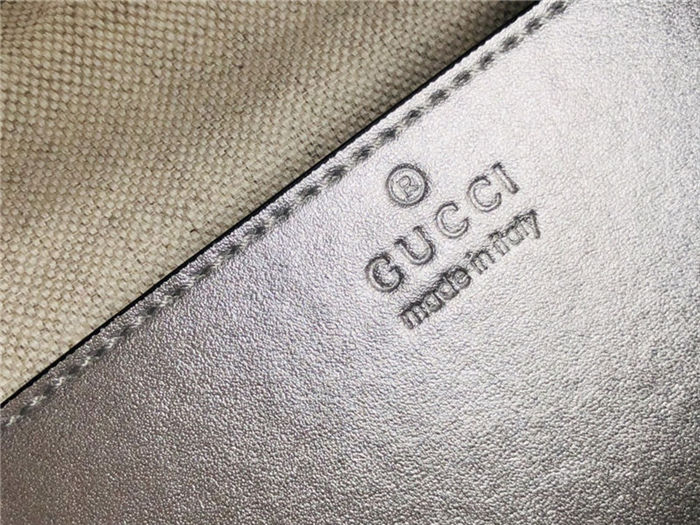 Gucci Blondie Top Handle bag Leather 744434 Silver High