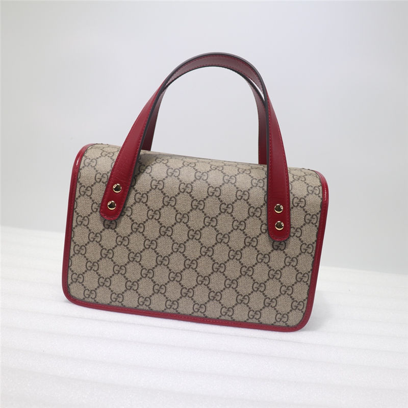 Gucci Horsebit 1955 small top handle bag 627323 Red High