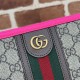 Gucci OPHIDIA POUCH 598234 Fuchsia High