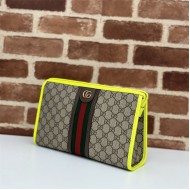 Gucci OPHIDIA POUCH 598234 Yellow High