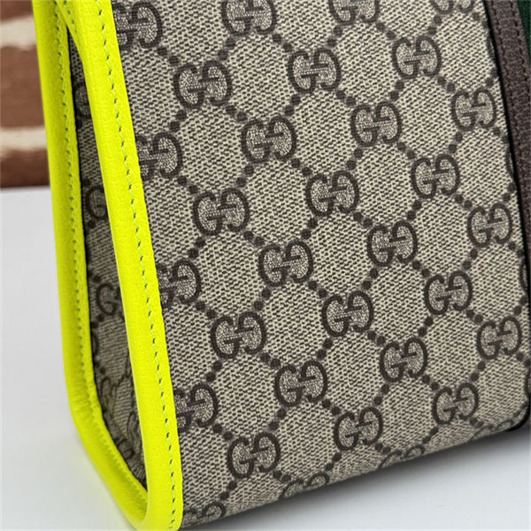 Gucci OPHIDIA POUCH 598234 Yellow High