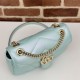 GG Marmont small matelassé shoulder bag-fresh Blue High