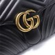 GG Marmont Clutch Leather Black 498079 High