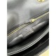 Gucci BLONDIE MEDIUM TOP HANDLE BAG 721172 Leather Black High