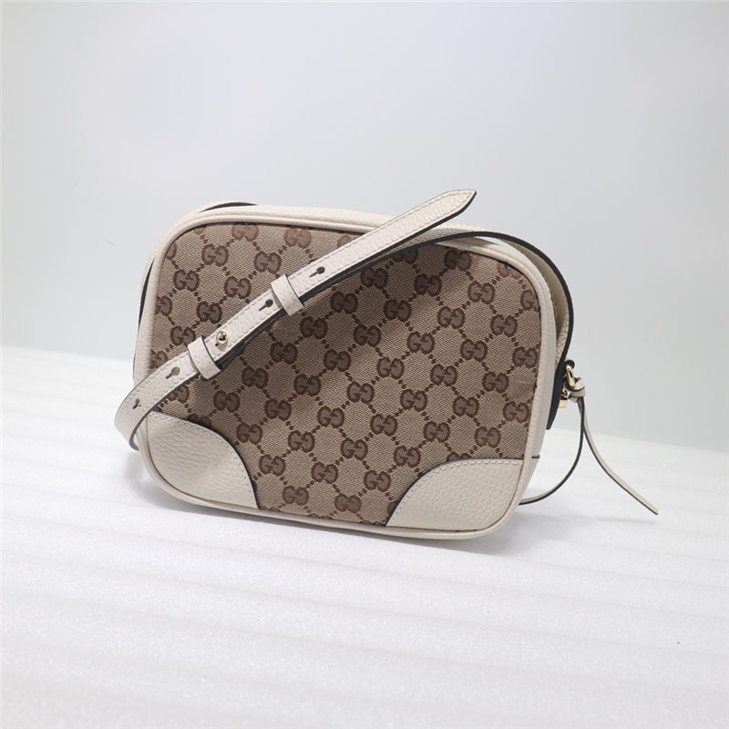 Gucci Bree Original GG canvas mini messenger bag White 387360 High