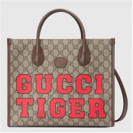 Gucci GG small tote bag 659983 Gucci TIGER Brown High