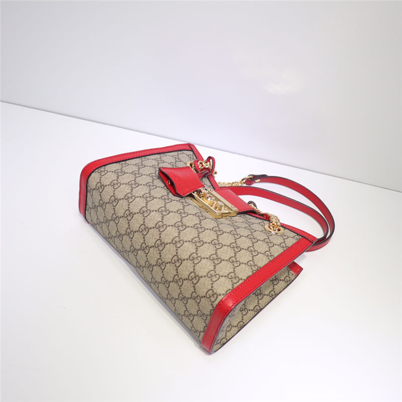 Gucci Padlock GG small shoulder bag 498156 Red High