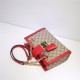 Gucci Padlock GG small shoulder bag 498156 Red High