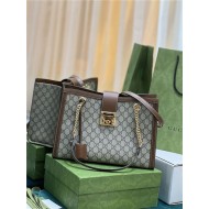 Gucci Padlock GG medium shoulder bag 479197 Brown High