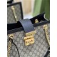 Gucci Padlock GG medium shoulder bag 479197 Black High