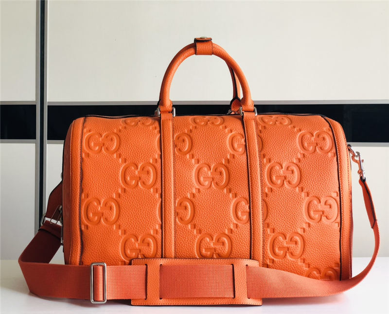 Gucci JUMBO GG SMALL DUFFLE BAG 725282 Orange High