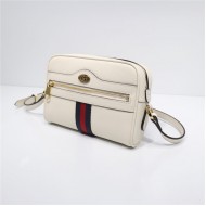 Ophidia GG mini bag 517350 Leather White High