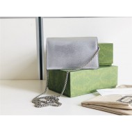 Dionysus super mini leather bag 476432 Silver high