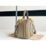 Gucci Blondie Top Handle bag Leather 744434 Taupe High