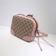 Gucci Bree Original GG canvas mini messenger bag Pink 387360 High