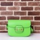 Gucci Horsebit 1955 shoulder bag 602204 Green leather High