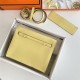 Hermes Kelly Danse 22cm Swift Leather WAX Jaune Poussin Gold Metal High