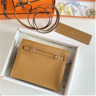 Hermes Kelly Danse 22cm Evercolor WAX Sesame Silver Metal High