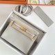 Hermes Kelly Danse 22cm Evercolor WAX Pearl Gray Gold Metal High