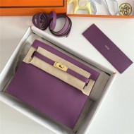 Hermes Kelly Danse 22cm Evercolor WAX Anemone Gold Metal High