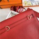 Hermes Kelly Danse 22cm Evercolor WAX Red Gold Metal High