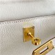 Hermes Kelly Danse 22cm Evercolor WAX Craie Gold Metal High