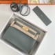 Hermes Kelly Danse 22cm Evercolor WAX Vert Amande Gold Metal High