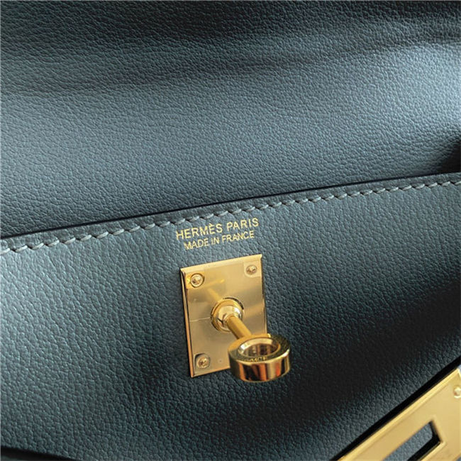 Hermes Kelly Danse 22cm Evercolor WAX Vert Amande Gold Metal High