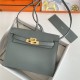 Hermes Kelly Danse 22cm Evercolor WAX Vert Amande Gold Metal High