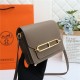 Hermes Roulis 19 bag Evercolor WAX Gold Metal Etoupe High