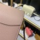 Hermes Roulis 19 bag Evercolor WAX Gold Metal Pink High