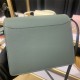 Hermes Roulis 19 bag Evercolor WAX Silver Metal Grey Green High