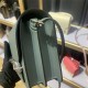 Hermes Roulis 19 bag Evercolor WAX Silver Metal Grey Green High